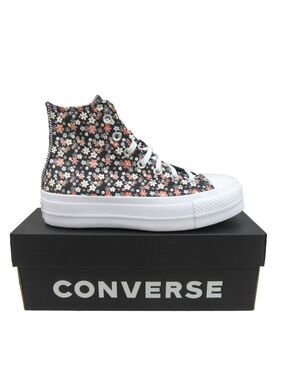 Converse CTAS Lift Platform Petite Floral Petals Womens Size 7.5 NEW